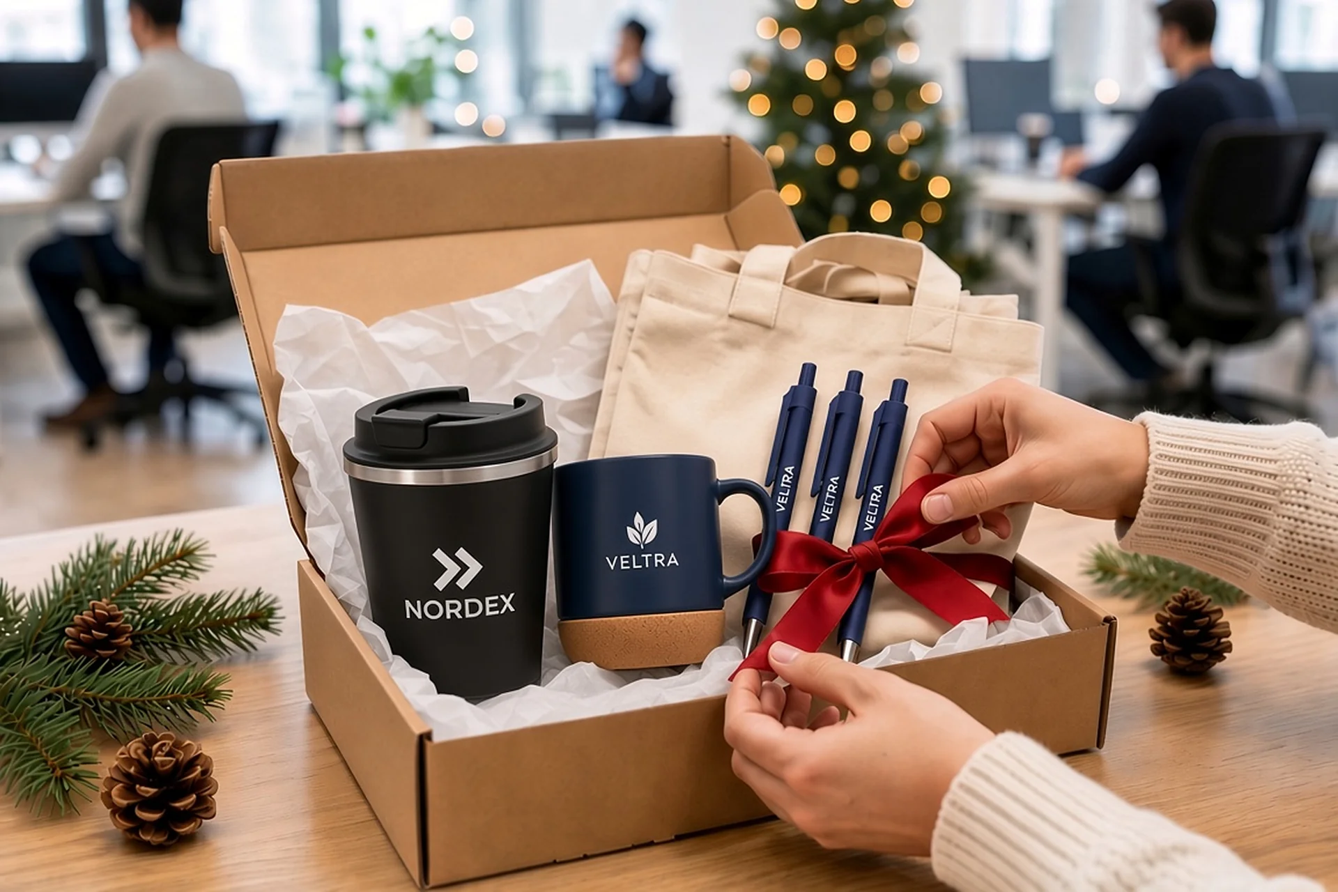 Regalos navidad empresa 2026: ideas de merchandising con logo