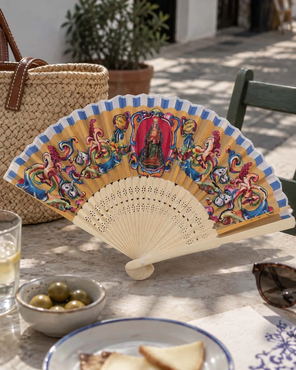 Abanicos de bambú personalizados - Vista 3