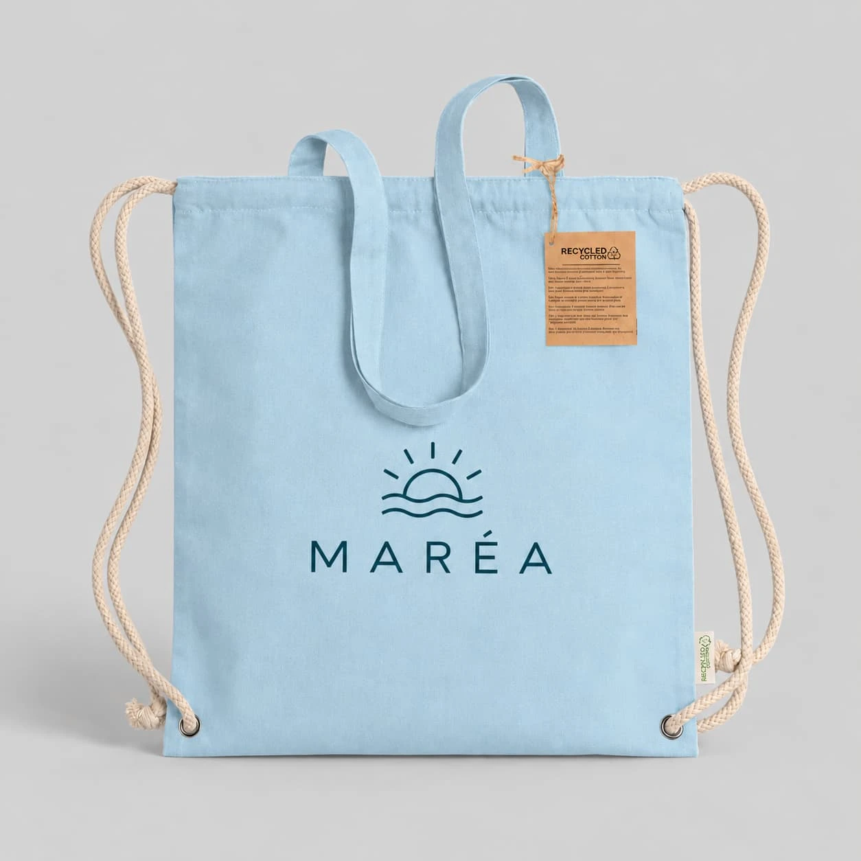Bolsas mochilas de tela personalizadas personalizado con logo - Producto promocional para empresas y eventos