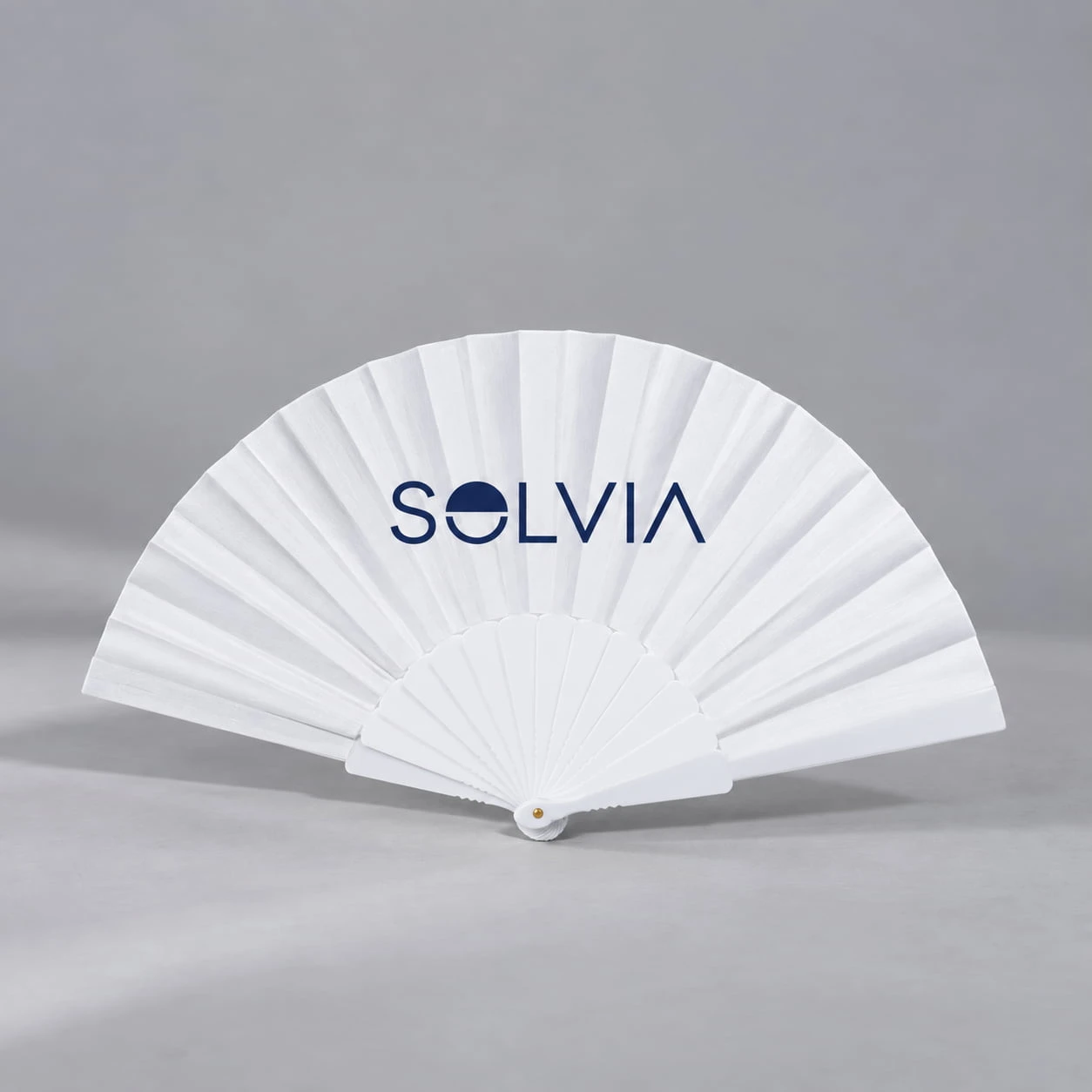Abanicos de tela personalizados personalizado con logo - Producto promocional para empresas y eventos