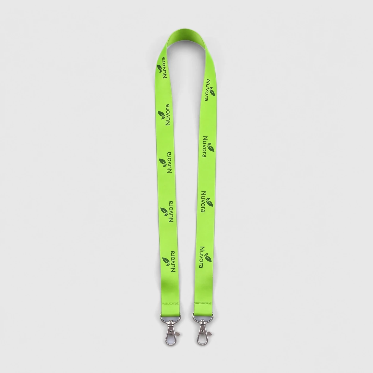 Lanyards personalizados con dos mosquetones personalizado con logo - Producto promocional para empresas y eventos