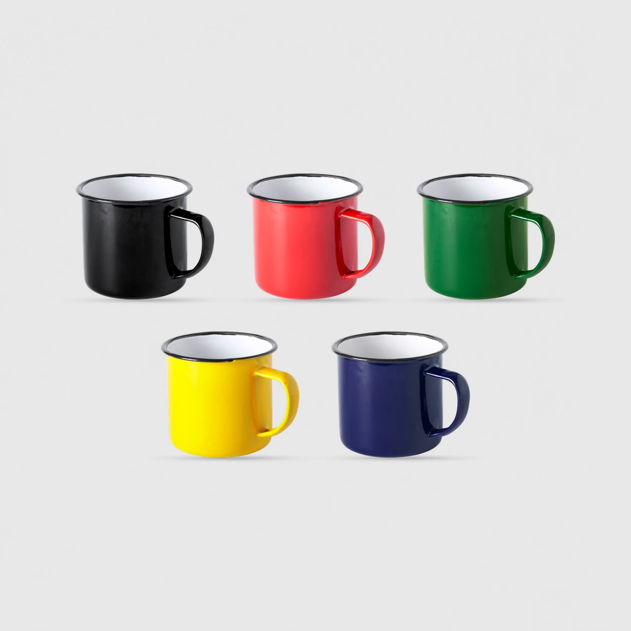 Taza metálica vintage personalizada - Vista 3