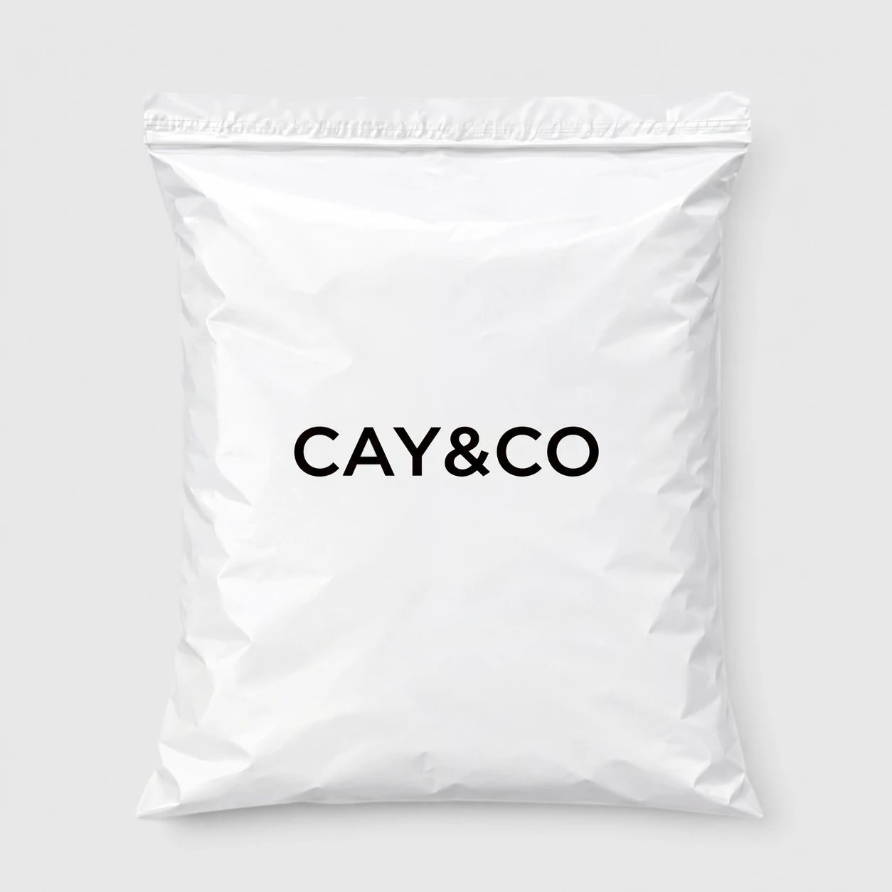 Bolsas de envío personalizadas blanca a 2 caras personalizado con logo - Producto promocional para empresas y eventos