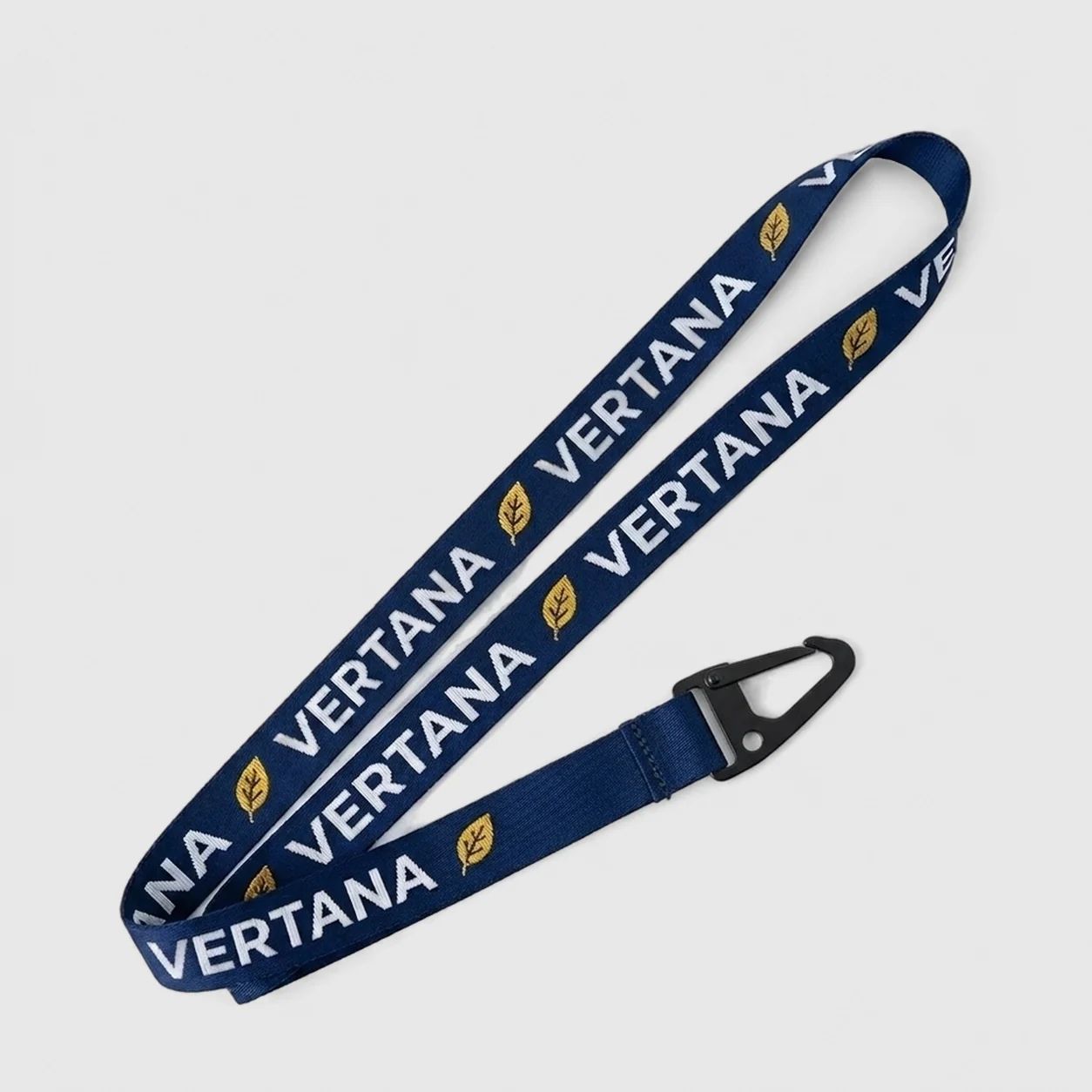 Lanyards bordados personalizados con mosquetón pico de águila y logo tejido - Wyapromo