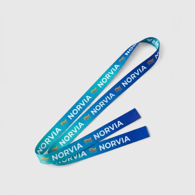 Cintas de tela personalizadas sublimadas sin mosquetón - Wyapromo
