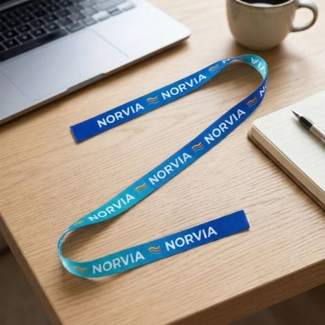 Cintas de tela personalizadas sublimadas sin mosquetón - Vista 2