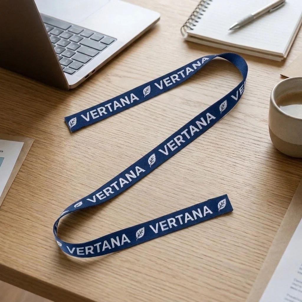 Cintas de tela personalizadas bordadas sin mosquetón - Vista 2