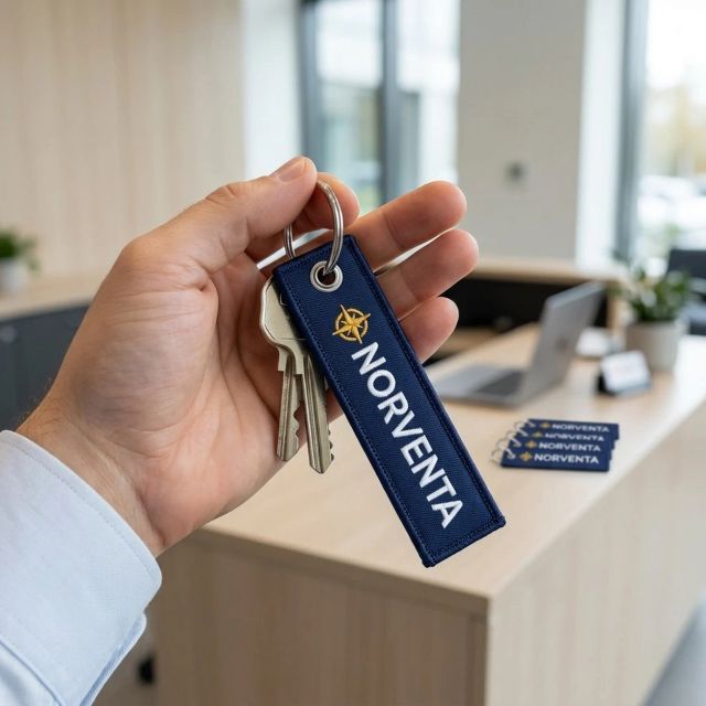 Llaveros personalizados bordados - Vista 3