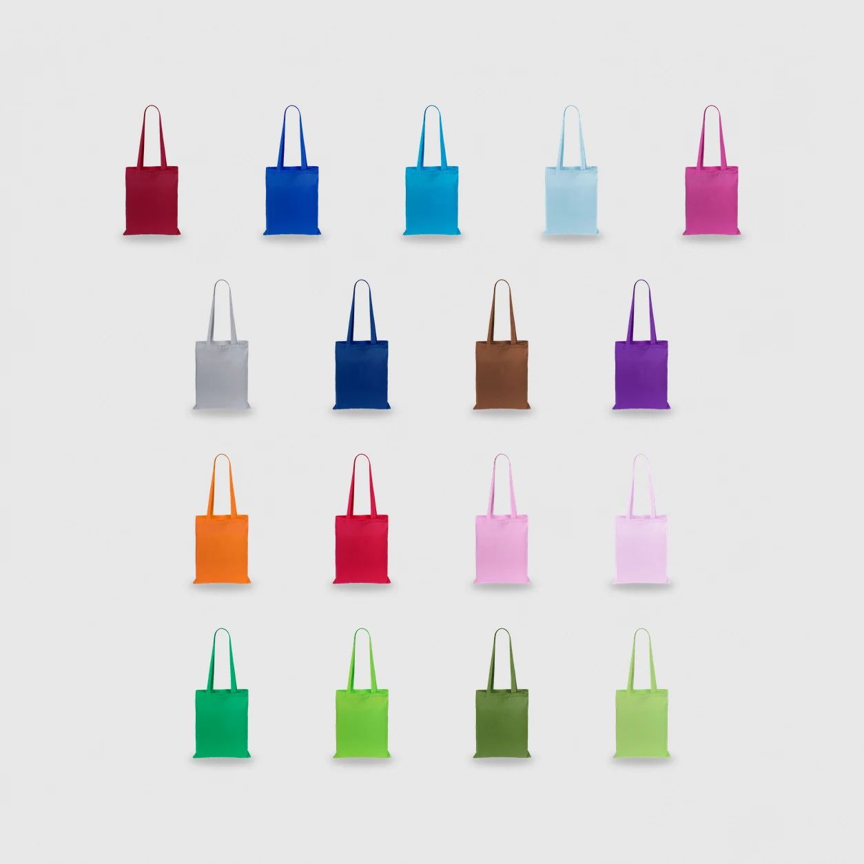 Bolsas de algodón de colores personalizadas - Vista 3