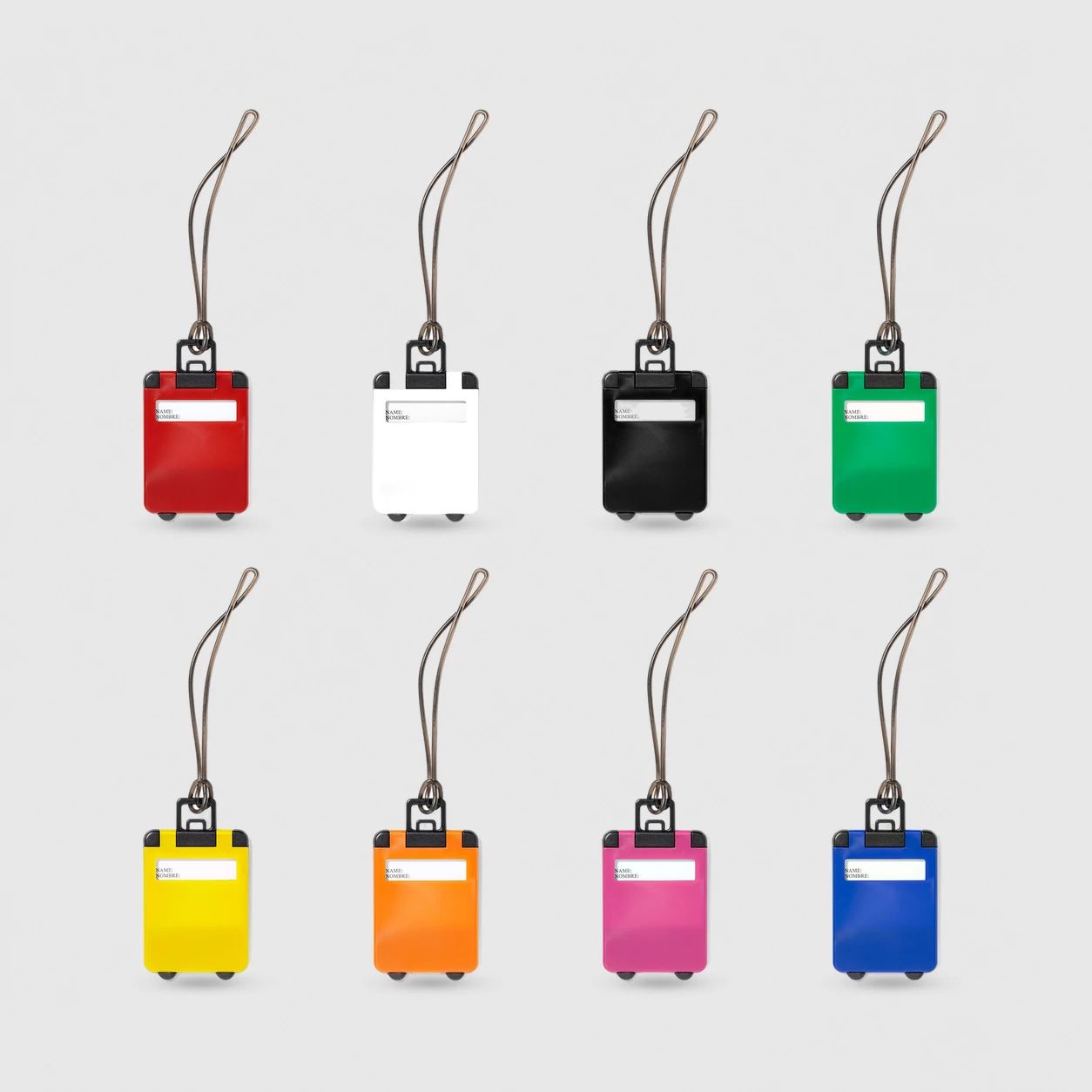 Identificadores de maleta personalizados de plástico - Vista 3