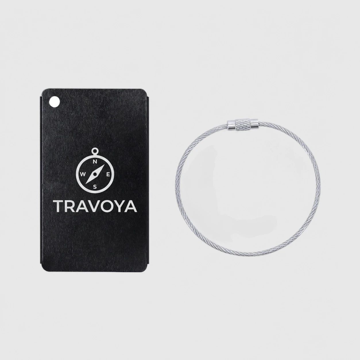 Identificadores de maleta personalizados de aluminio con avión - Wyapromo