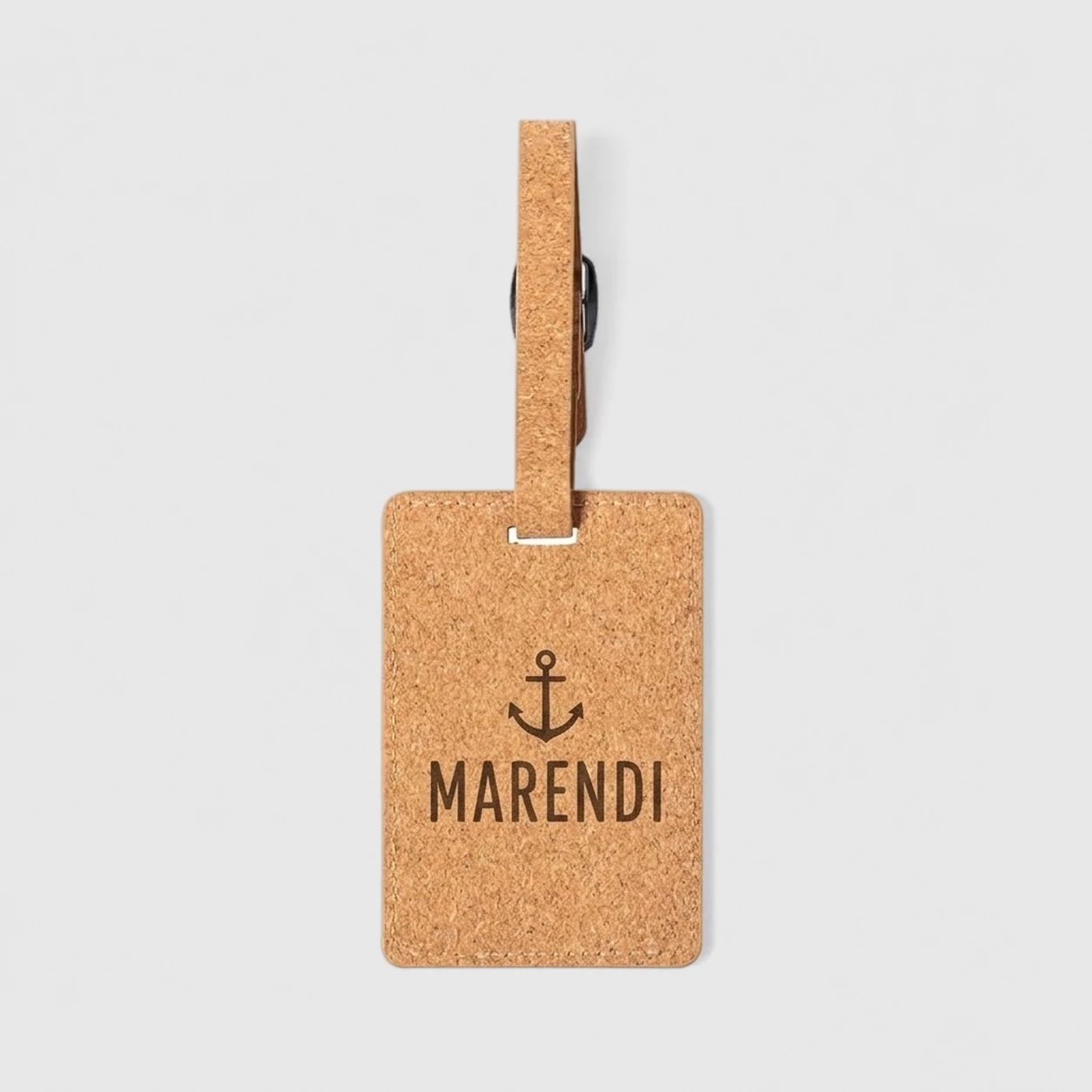 Identificadores de maleta personalizados de corcho - Wyapromo