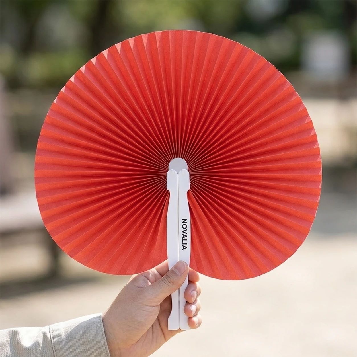 Abanicos de papel personalizados - Vista 2