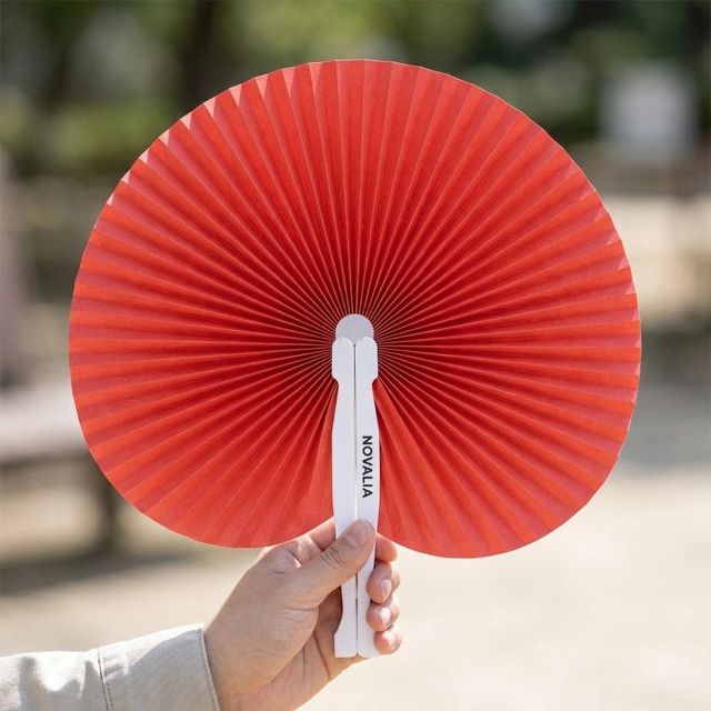 Abanicos de papel personalizados - Vista 2