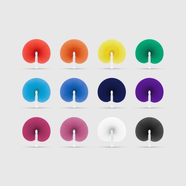 Abanicos de papel personalizados - Vista 3